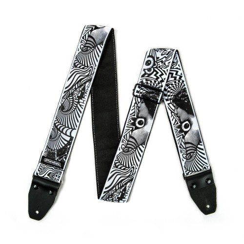 Jim Dunlop ILD02 Ilovedust Jacquard Guitar Strap - Vortex — ģitāras siksna Jim Dunlop ILD02 Ilovedust Jacquard Guitar Strap - Vortex — ģitāras siksna