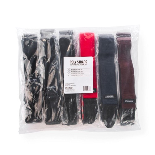 Jim Dunlop D0701BU Strap Bundle Poly (12/Straps) — ģitāras siksna Jim Dunlop D0701BU Strap Bundle Poly (12/Straps) — ģitāras siksna