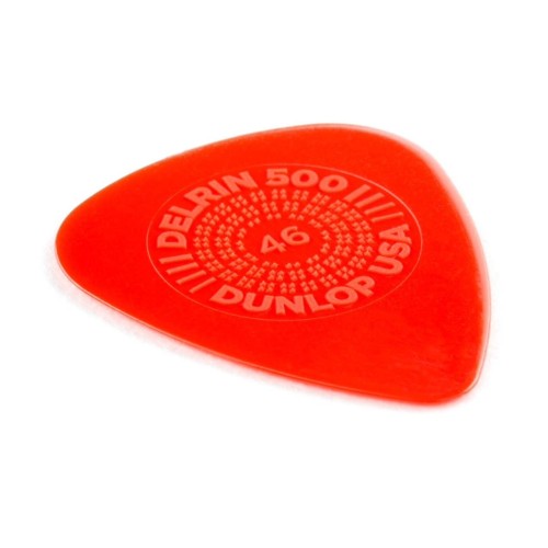 Jim Dunlop 450R046 Delrin 500 Prime Grip Guitar Picks .46Mm (72-Bag) — mediatoru komplekts
