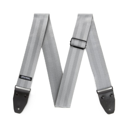 Jim Dunlop DST7001GY Deluxe Seatbelt Guitar Strap (Grey) — ģitāras siksna Jim Dunlop DST7001GY Deluxe Seatbelt Guitar Strap (Grey) — ģitāras siksna
