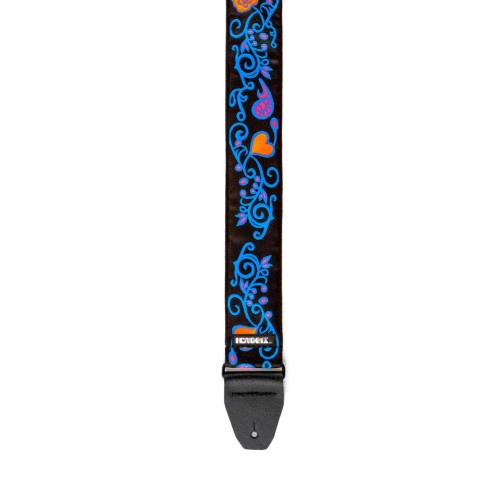 Jim Dunlop JH24 Strap Hendrix Bklight Monterey Blu — ģitāras siksna