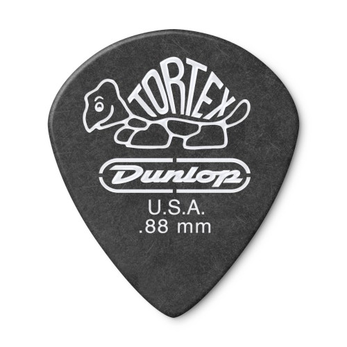 Jim Dunlop 482P088 Tortex Pitch Black Jazz 3 Guitar Picks .88Mm (12-Pack) — mediatoru komplekts Jim Dunlop 482P088 Tortex Pitch Black Jazz 3 Guitar Picks .88Mm (12-Pack) — mediatoru komplekts