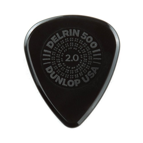 Jim Dunlop 450P200 Delrin 500 Prime Grip Guitar Picks 2.0Mm (12-Bag) — mediatoru komplekts Jim Dunlop 450P200 Delrin 500 Prime Grip Guitar Picks 2.0Mm (12-Bag) — mediatoru komplekts