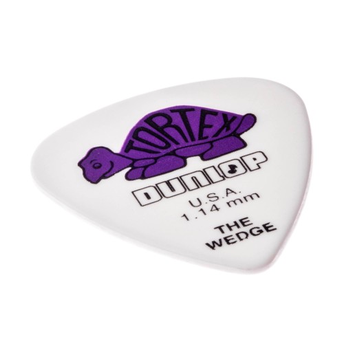 Jim Dunlop 424R114 Tortex Wedge White Guitar Picks 1.14Mm (72-Bag) — mediatoru komplekts Jim Dunlop 424R114 Tortex Wedge White Guitar Picks 1.14Mm (72-Bag) — mediatoru komplekts