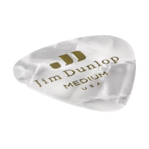 Jim Dunlop 483R04MD White Pearloid Celluloid Medium Guitar Picks (72-Bag) — mediatoru komplekts Jim Dunlop 483R04MD White Pearloid Celluloid Medium Guitar Picks (72-Bag) — mediatoru komplekts