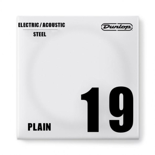 Jim Dunlop DPS19 Plain Steel Electric Guitar Single String .019 — elektriskās ģitāras atsevišķa stīga