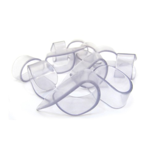 Jim Dunlop 9036R Clear Plastic Large Thumbpicks (12-Bag) — pirkstu mediatoru komplekts Jim Dunlop 9036R Clear Plastic Large Thumbpicks (12-Bag) — pirkstu mediatoru komplekts