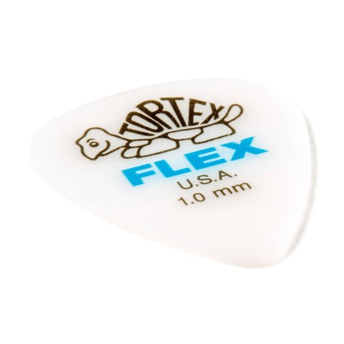 Jim Dunlop 428R100 Tortex Flex Standard White Guitar Picks 1.0Mm (72-Bag) — mediatoru komplekts Jim Dunlop 428R100 Tortex Flex Standard White Guitar Picks 1.0Mm (72-Bag) — mediatoru komplekts