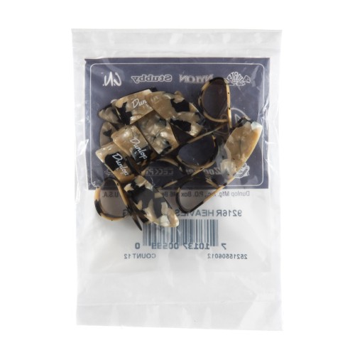 Jim Dunlop 9216R Heavies Calico Large Thumbpicks (12-Bag) — pirkstu mediatoru komplekts