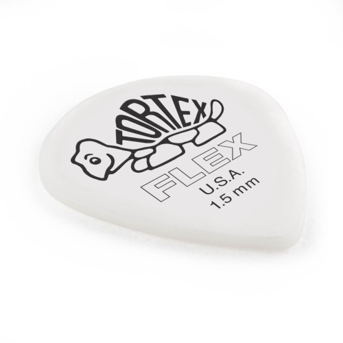 Jim Dunlop 466R150 Tortex Flex Jazz 3 XL White Guitar Picks 1.5Mm (72-Bag) — mediatoru komplekts Jim Dunlop 466R150 Tortex Flex Jazz 3 XL White Guitar Picks 1.5Mm (72-Bag) — mediatoru komplekts