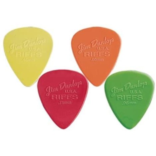 Jim Dunlop 4350 Riff Guitar Picks (4 Pcs) — mediatoru komplekts