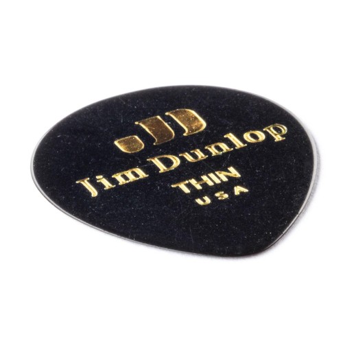 Jim Dunlop 485P03TH Black Teardrop Celluloid Thin Guitar Picks (12-Bag) — mediatoru komplekts Jim Dunlop 485P03TH Black Teardrop Celluloid Thin Guitar Picks (12-Bag) — mediatoru komplekts