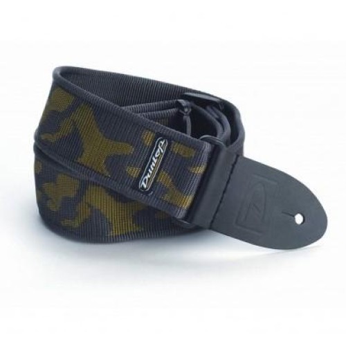 Jim Dunlop D3810OL Cammo Olive Guitar Strap — ģitāras siksna