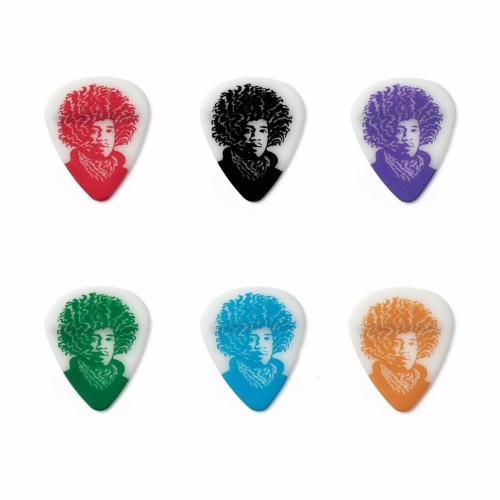 Jim Dunlop JVHPT04H John Van Hamersveld Jmi Assorted Heavy Guitar Pick Tin (6 Pcs) — mediatoru komplekts Jim Dunlop JVHPT04H John Van Hamersveld Jmi Assorted Heavy Guitar Pick Tin (6 Pcs) — mediatoru komplekts