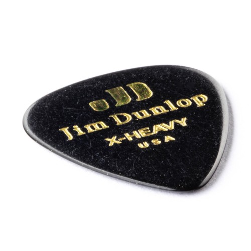 Jim Dunlop 483R03XH Black Classic Celluloid Extra Heavy Guitar Picks (72-Bag) — mediatoru komplekts Jim Dunlop 483R03XH Black Classic Celluloid Extra Heavy Guitar Picks (72-Bag) — mediatoru komplekts