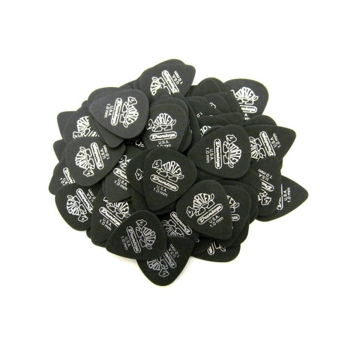 Jim Dunlop 488R100 Tortex Standard Pitch Black Guitar Picks 1.0Mm (72-Bag) — mediatoru komplekts Jim Dunlop 488R100 Tortex Standard Pitch Black Guitar Picks 1.0Mm (72-Bag) — mediatoru komplekts