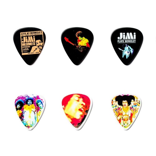 Jim Dunlop JHR03H Hendrix Electric Ladyland Guitar Picks (24-Bag) — mediatoru komplekts