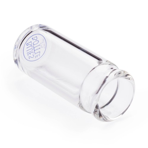 Jim Dunlop 275SI Clear Colour Medium Size Heavy Wall Blues Bottle Glass Slide — slaids Jim Dunlop 275SI Clear Colour Medium Size Heavy Wall Blues Bottle Glass Slide — slaids