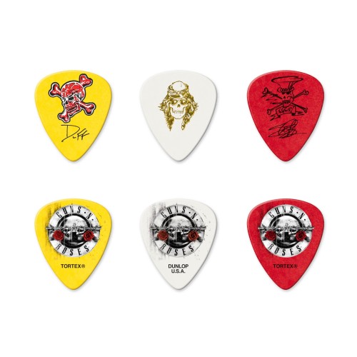 Jim Dunlop GNR001 Guns N' Roses Guitar Picks (6-Bag) — mediatoru komplekts Jim Dunlop GNR001 Guns N' Roses Guitar Picks (6-Bag) — mediatoru komplekts