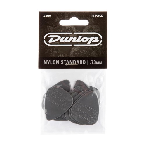 Jim Dunlop 44P073 Nylon Standard Guitar Picks .73Mm (12-Pack) — mediatoru komplekts Jim Dunlop 44P073 Nylon Standard Guitar Picks .73Mm (12-Pack) — mediatoru komplekts