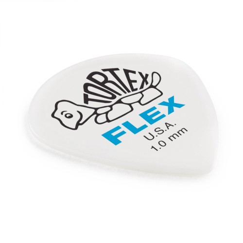 Jim Dunlop 466R100 Tortex Flex Jazz 3 XL White Guitar Picks 1.0Mm (72-Bag) — mediatoru komplekts Jim Dunlop 466R100 Tortex Flex Jazz 3 XL White Guitar Picks 1.0Mm (72-Bag) — mediatoru komplekts
