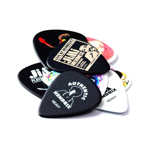 Jim Dunlop JHR01M Hendrix Experienced? Guitar Picks (24-Bag) — mediatoru komplekts Jim Dunlop JHR01M Hendrix Experienced? Guitar Picks (24-Bag) — mediatoru komplekts