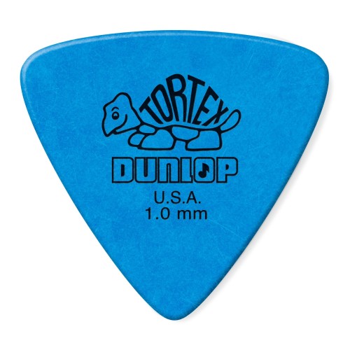 Jim Dunlop 431P100 Tortex Triangle Blue Guitar Picks 1.0Mm (6-Pack) — mediatoru komplekts Jim Dunlop 431P100 Tortex Triangle Blue Guitar Picks 1.0Mm (6-Pack) — mediatoru komplekts