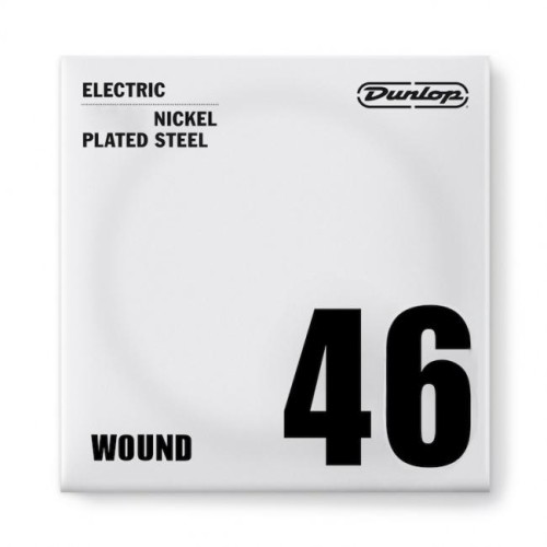 Jim Dunlop DEN46 Nickel Wound Electric Guitar Single A/E String .046 — elektriskās ģitāras atsevišķa stīga