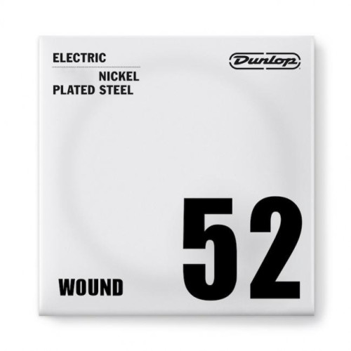 Jim Dunlop DEN52 Nickel Wound Electric Guitar Single E String .052 — elektriskās ģitāras atsevišķa stīga Jim Dunlop DEN52 Nickel Wound Electric Guitar Single E String .052 — elektriskās ģitāras atsevišķa stīga