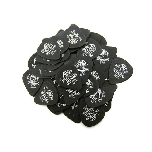Jim Dunlop 488R060 Tortex Standard Pitch Black Guitar Picks .60Mm (72-Bag) — mediatoru komplekts Jim Dunlop 488R060 Tortex Standard Pitch Black Guitar Picks .60Mm (72-Bag) — mediatoru komplekts