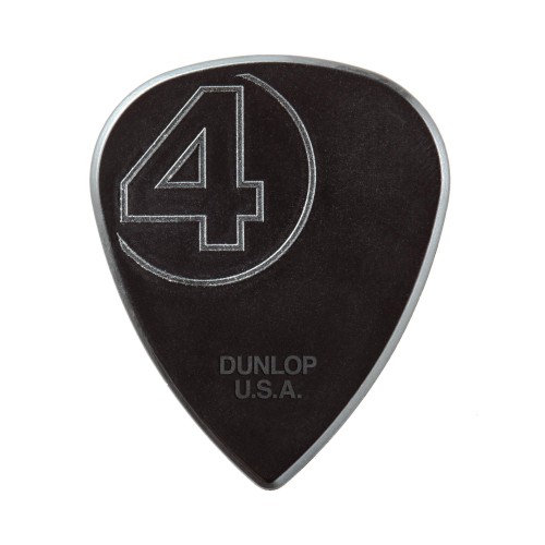 Jim Dunlop 447PJR138 JIM ROOT SIGNATURE NYLON GUITAR PICK (6-PACK) (1.38 mm) — mediatoru komplekts