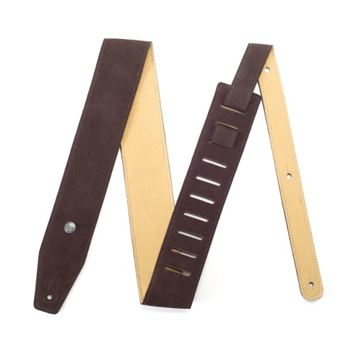 Jim Dunlop BMFS02 Suede Mahogny Bmf Guitar Strap — ģitāras siksna Jim Dunlop BMFS02 Suede Mahogny Bmf Guitar Strap — ģitāras siksna