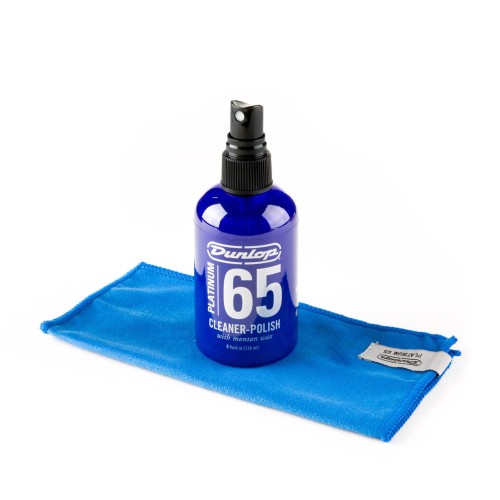 Jim Dunlop P6521 Platinum 65 Polish With 18 Cm Cloth — tīrīšanas drāna Jim Dunlop P6521 Platinum 65 Polish With 18 Cm Cloth — tīrīšanas drāna