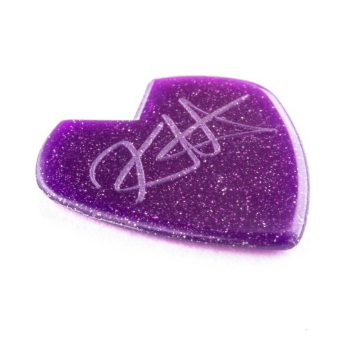 Jim Dunlop 47RKH3NPS Kirk Hammett Jazz 3 Purple Sparkle Guitar Picks 1.38Mm (24-Bag) — mediatoru komplekts