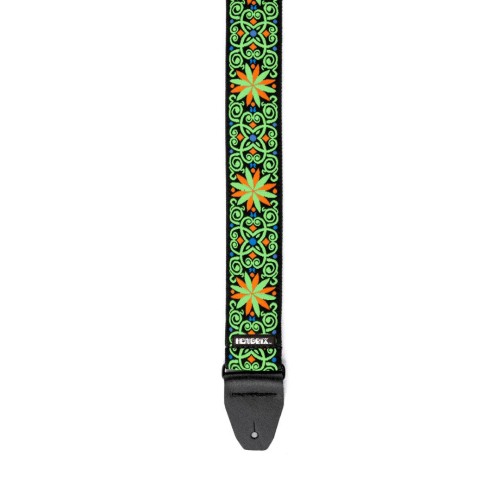 Jim Dunlop JH26 Strap Hendrix Bklight Fillmore Grn — ģitāras siksna Jim Dunlop JH26 Strap Hendrix Bklight Fillmore Grn — ģitāras siksna