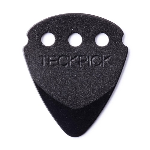 Jim Dunlop 467RBLK Teckpick Black Guitar Picks (12-Bag) — mediatoru komplekts