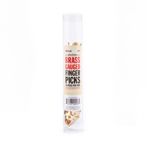 Jim Dunlop 37R025 Brass Fingerpicks .025″ (20-Tube) — pirkstu mediatoru komplekts Jim Dunlop 37R025 Brass Fingerpicks .025″ (20-Tube) — pirkstu mediatoru komplekts