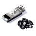 Jim Dunlop JHPT06M Jimi Hendrix Silver Portrait 2 Guitar Pick Tin (12 Pcs) — mediatoru komplekts Jim Dunlop JHPT06M Jimi Hendrix Silver Portrait 2 Guitar Pick Tin (12 Pcs) — mediatoru komplekts