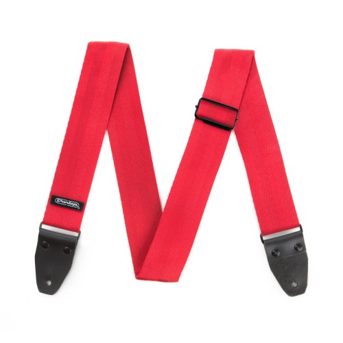 Jim Dunlop DST7001RD Deluxe Seatbelt Guitar Strap (Red) — ģitāras siksna