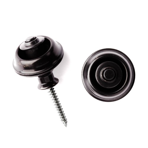 Jim Dunlop SLS1033BK Straplok Dual Design Black Oxide Finish Strap Retainers — siksnas fiksators Jim Dunlop SLS1033BK Straplok Dual Design Black Oxide Finish Strap Retainers — siksnas fiksators