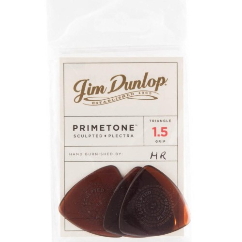 Jim Dunlop 512P150 Primetone Triangle Grip Guitar Picks 1,5Mm (3-Pack) — mediatoru komplekts