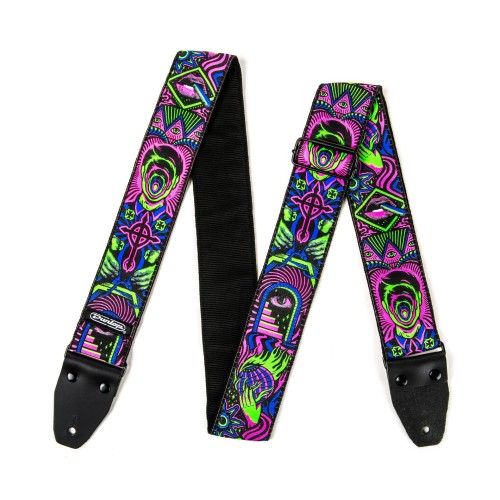 Jim Dunlop ILD01 Ilovedust Jacquard Guitar Strap - Headspace — ģitāras siksna