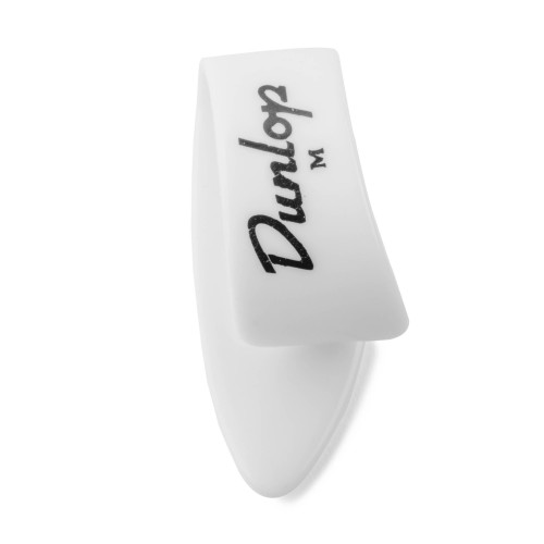Jim Dunlop 9002P White Plastic Medium Thumbpicks (4-Pack) — pirkstu mediatoru komplekts