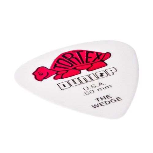 Jim Dunlop 424R050 Tortex Wedge White Guitar Picks .50Mm (72-Bag) — mediatoru komplekts Jim Dunlop 424R050 Tortex Wedge White Guitar Picks .50Mm (72-Bag) — mediatoru komplekts