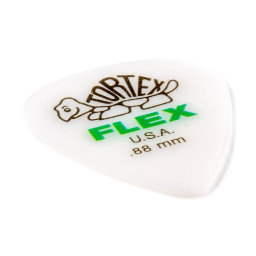 Jim Dunlop 428R088 Tortex Flex Standard White Guitar Picks .88Mm (72-Bag) — mediatoru komplekts Jim Dunlop 428R088 Tortex Flex Standard White Guitar Picks .88Mm (72-Bag) — mediatoru komplekts