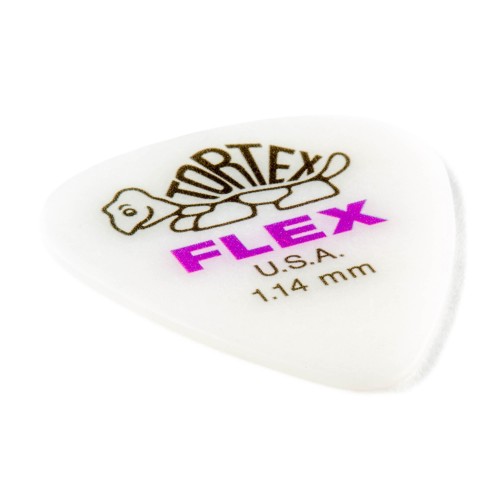 Jim Dunlop 428R114 Tortex Flex Standard White Guitar Picks 1.14Mm (72-Bag) — mediatoru komplekts Jim Dunlop 428R114 Tortex Flex Standard White Guitar Picks 1.14Mm (72-Bag) — mediatoru komplekts