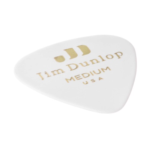 Jim Dunlop 483R01MD White Classic Celluloid Medium Guitar Picks (72-Bag) — mediatoru komplekts Jim Dunlop 483R01MD White Classic Celluloid Medium Guitar Picks (72-Bag) — mediatoru komplekts