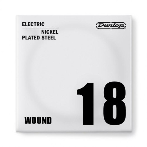 Jim Dunlop DEN18 Nickel Wound Electric Guitar Single G String .018 — elektriskās ģitāras atsevišķa stīga