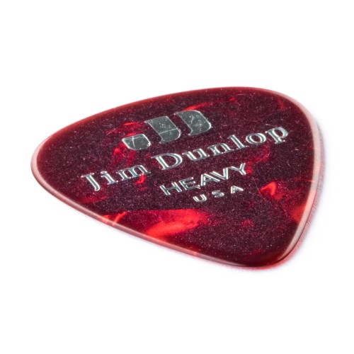 Jim Dunlop 483R09HV Red Pearloid Celluloid Heavy Guitar Picks (72-Bag) — mediatoru komplekts Jim Dunlop 483R09HV Red Pearloid Celluloid Heavy Guitar Picks (72-Bag) — mediatoru komplekts