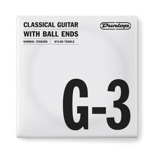 Jim Dunlop DCY03GNB Classical Nylon Nt Be Single String — klasiskās ģitāras atsevišķa stīga